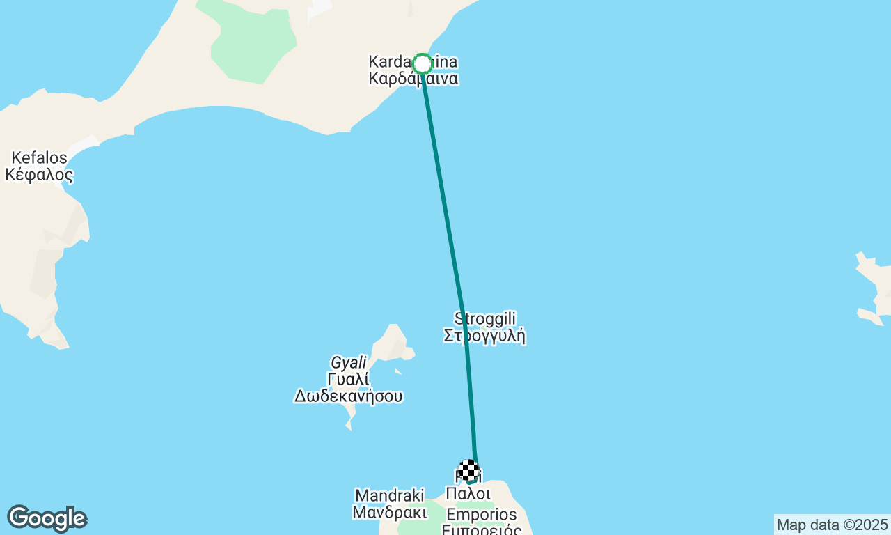 Kardamaina, Kos - Paloi, Nisyros.