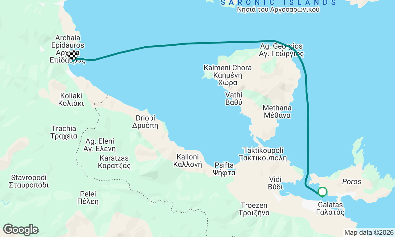 Voyage map
