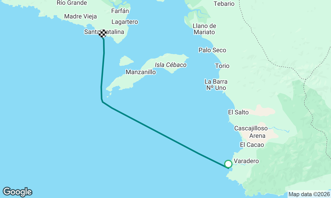 Naranja to Santa Catalina