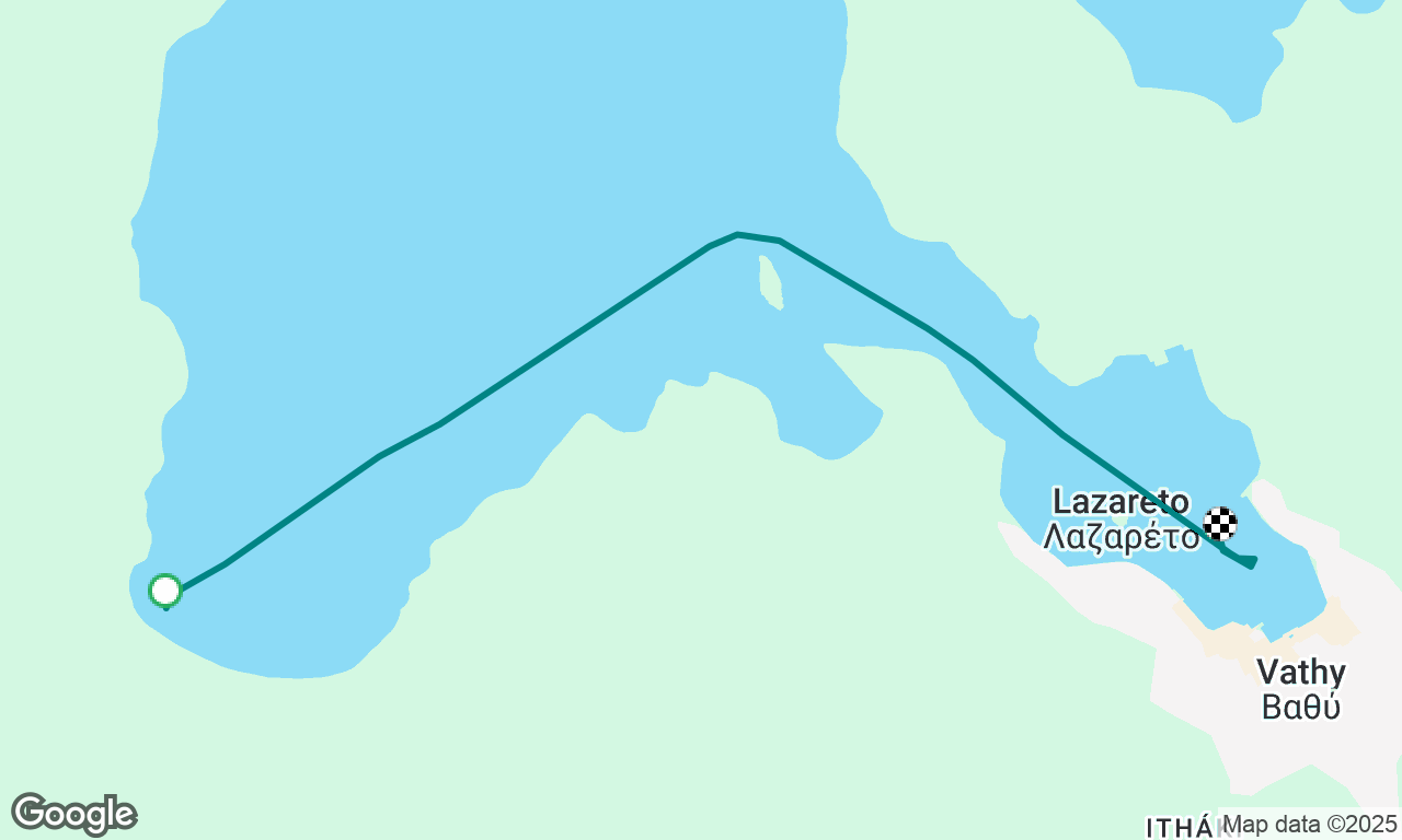 Dexa Bay to Vathy