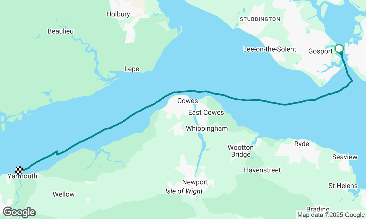 Coastal Skipper Day 1 - Gosport to Yarmouth