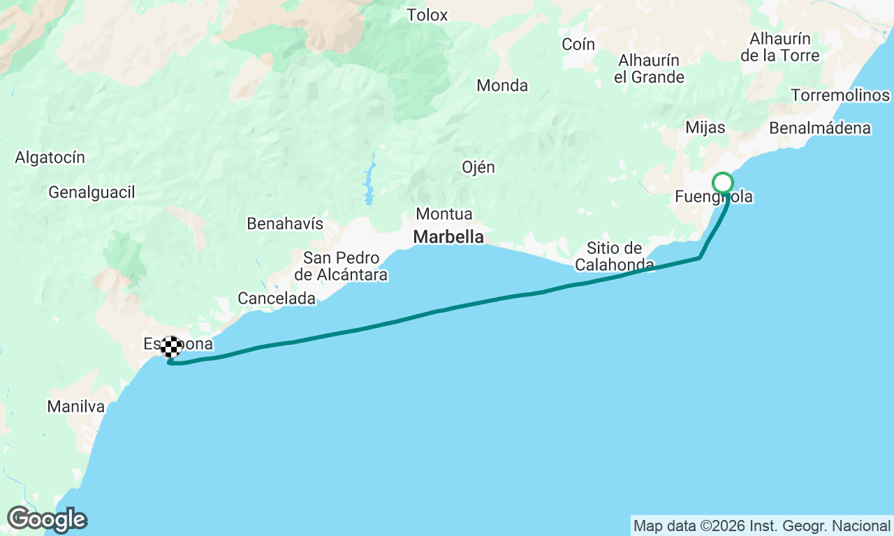 Fuengirola to Estapona