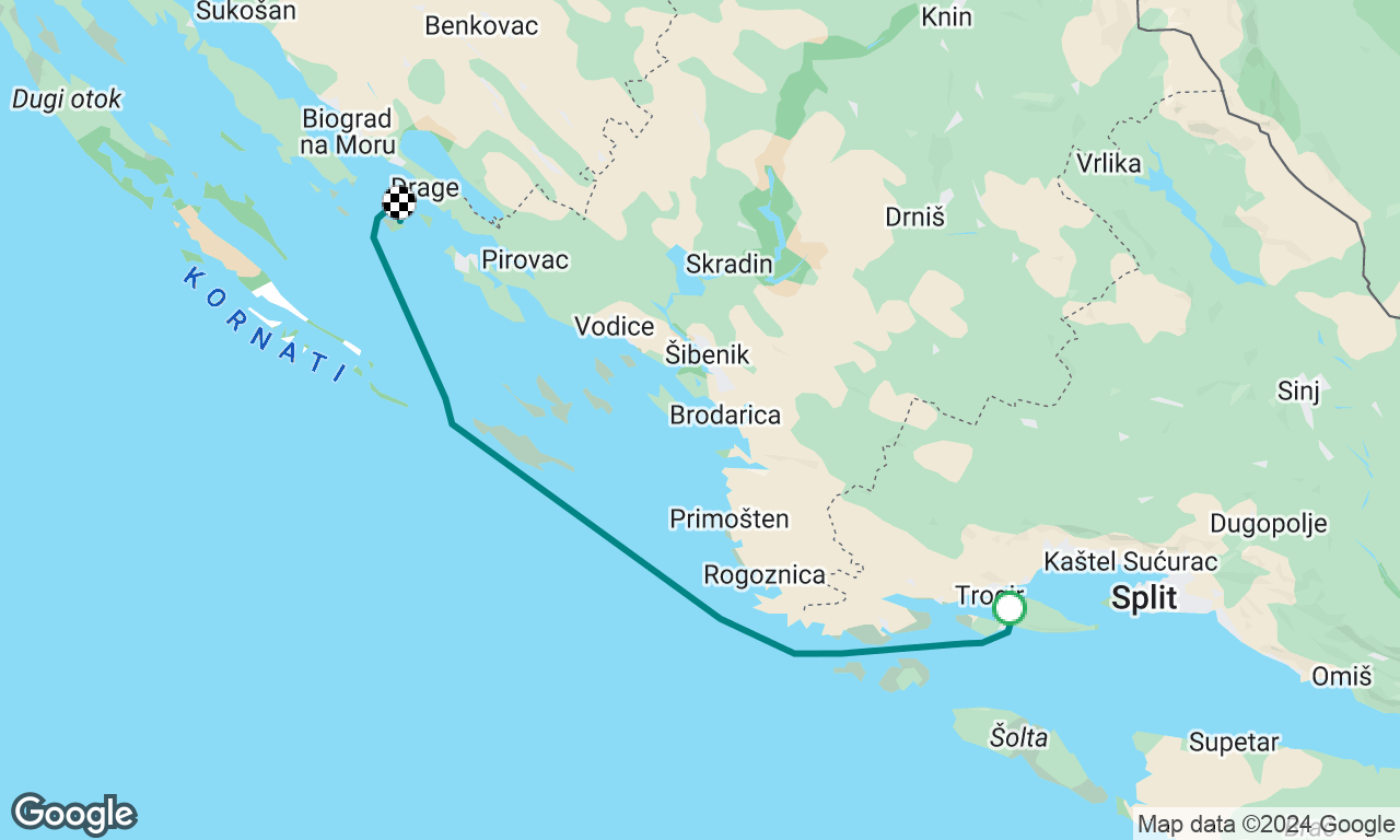 Sicily to Turkey Leg #11 Croatia exploration