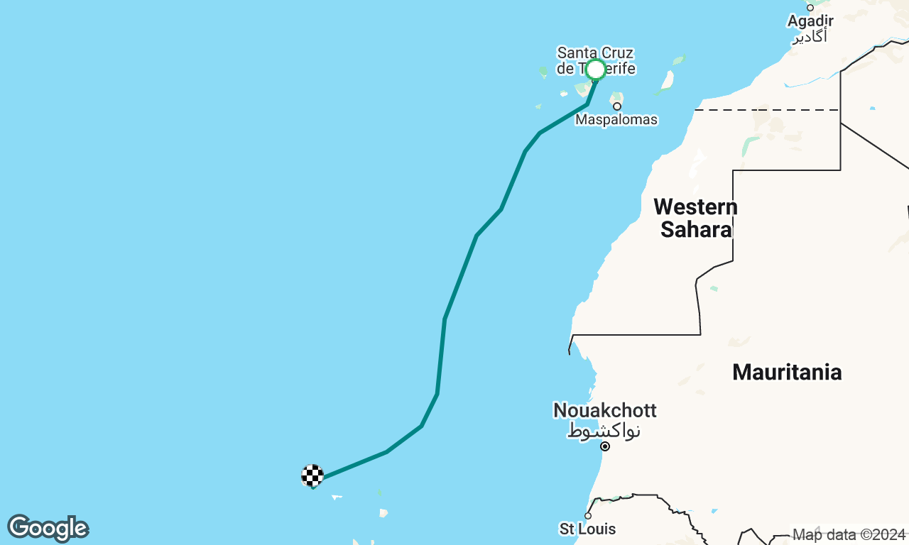 Teneriffa to Cap Verde 