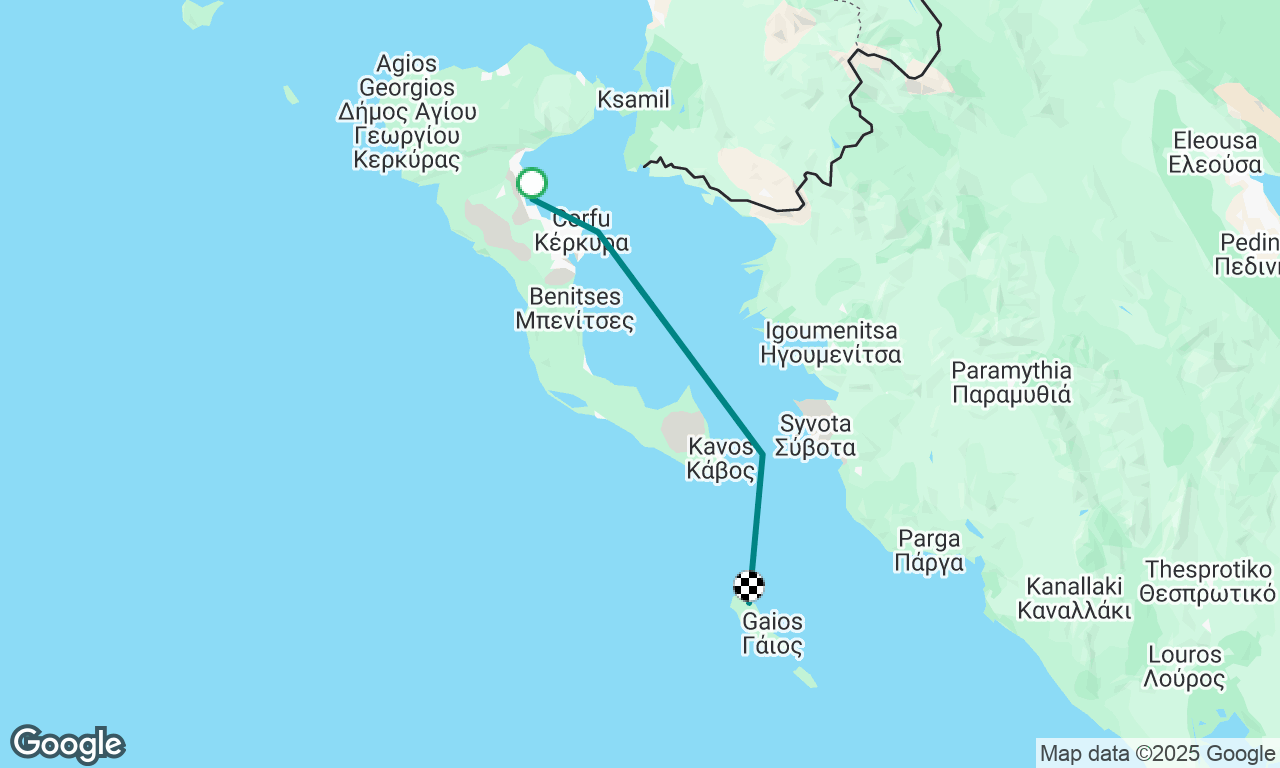 Corfu to Antipaxos