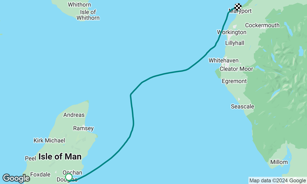Douglas to Maryport 👌