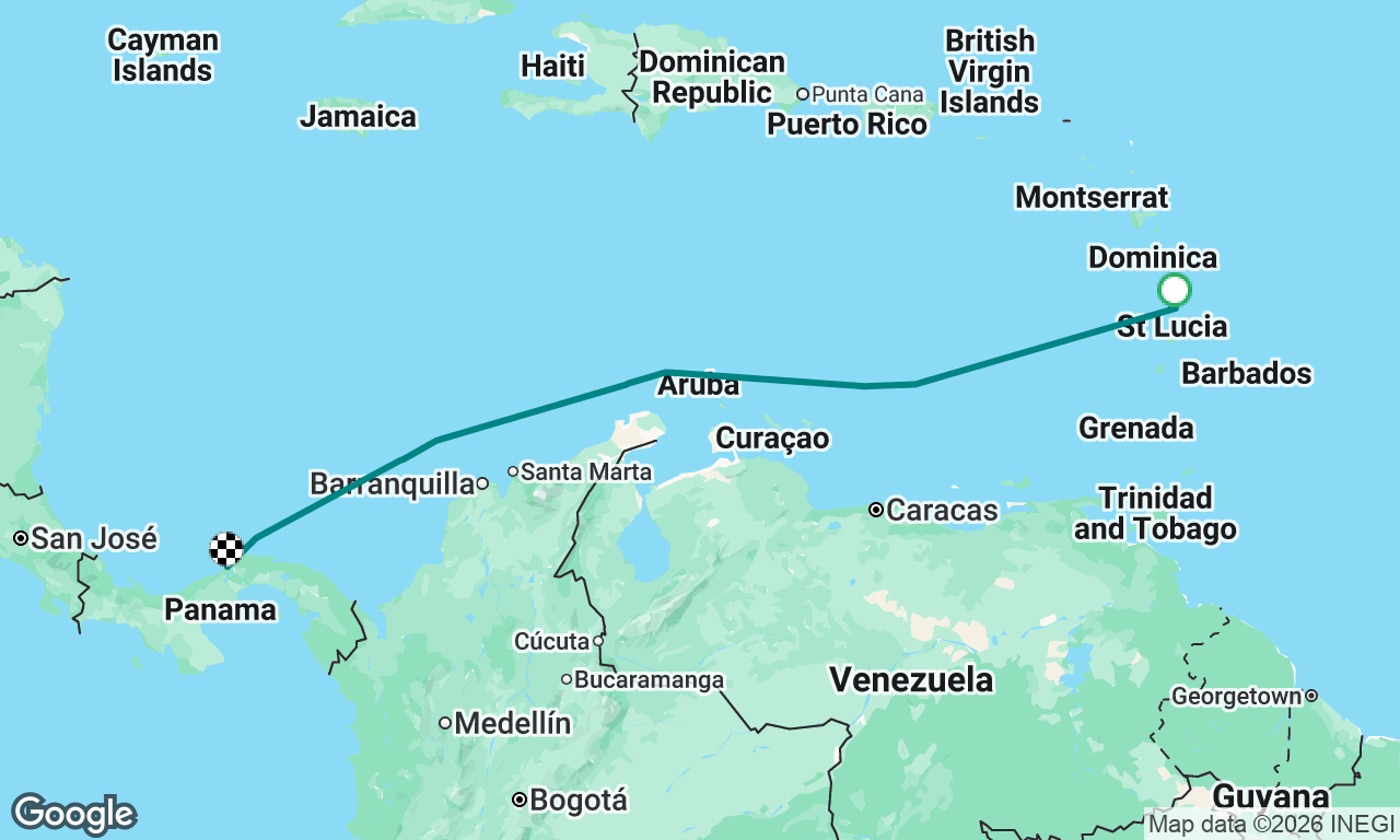 Voyage map