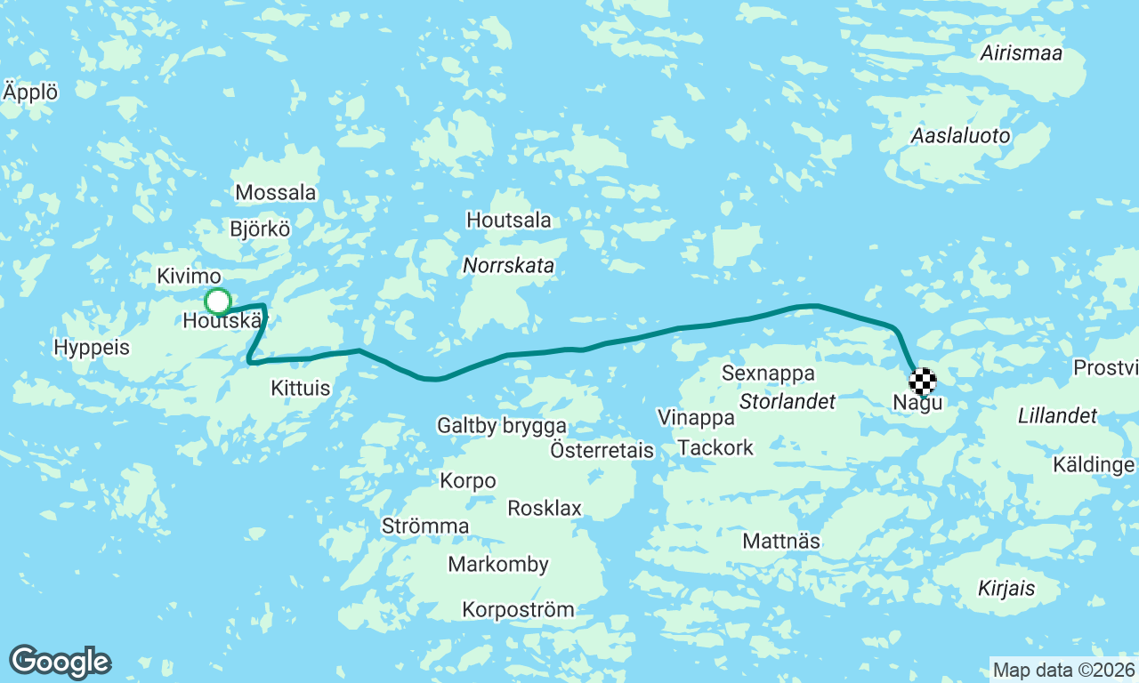 Houtskar -> Nagu