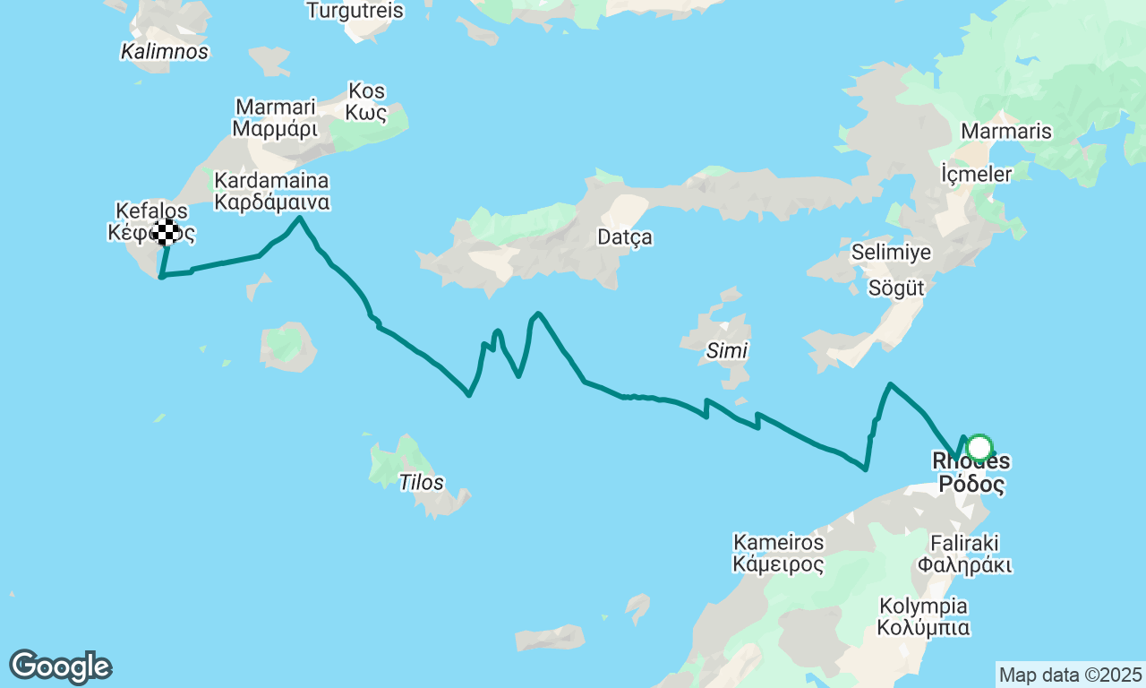 Rhodos->Kos