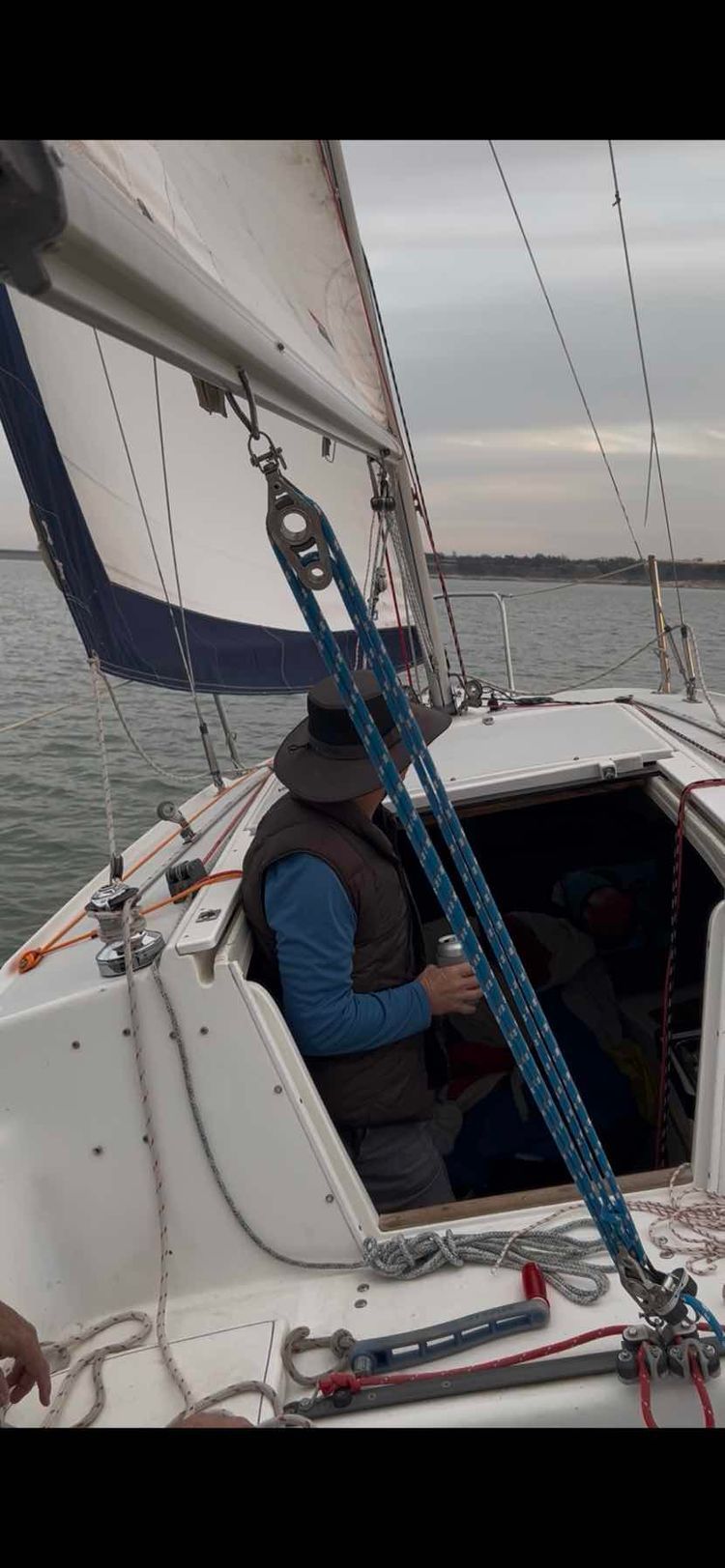 Voyage photo from Experimenting with spinnaker