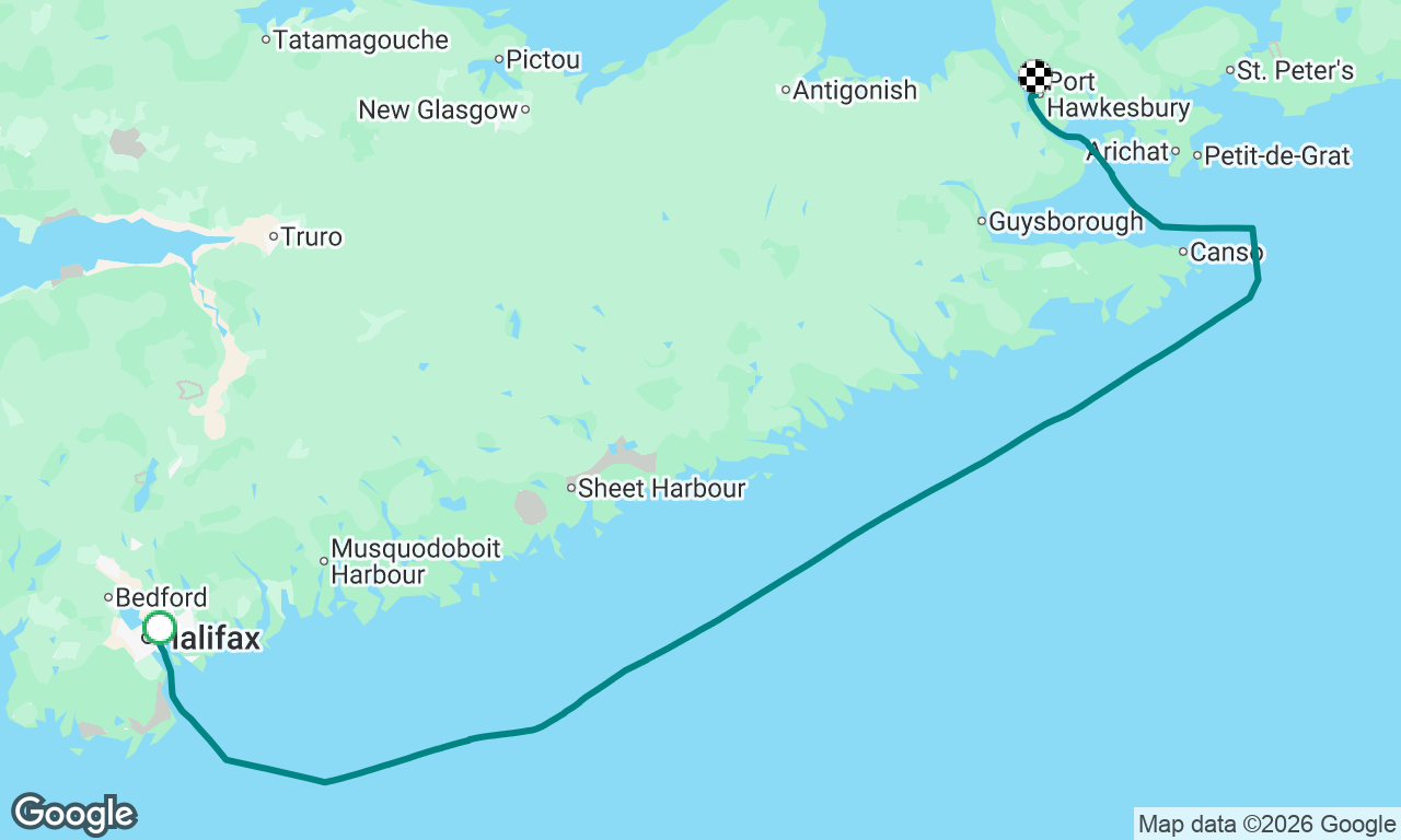 Voyage map