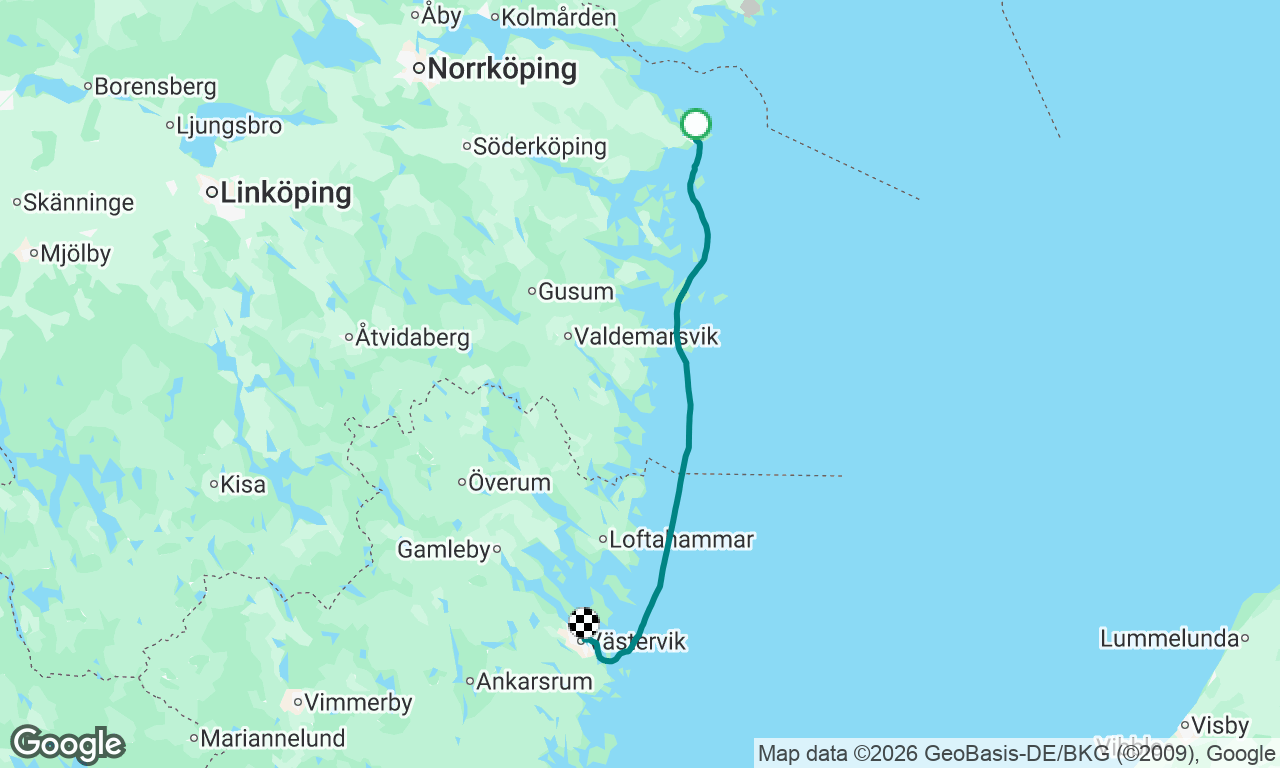 Voyage map