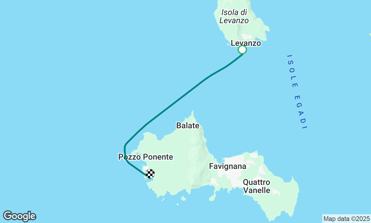 Levanzo to Cala Rotunda, Favignana 