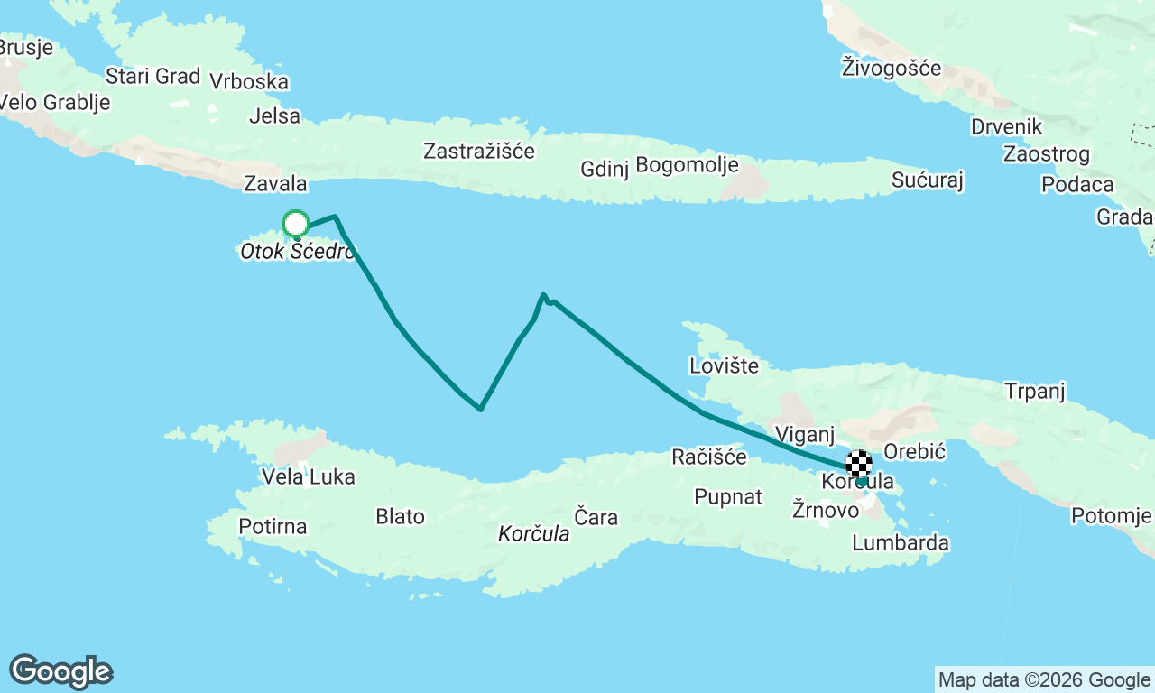 Voyage map