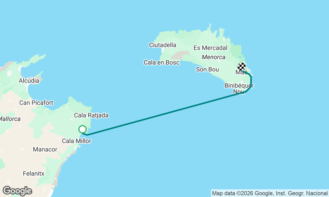 Majorca to menorca 