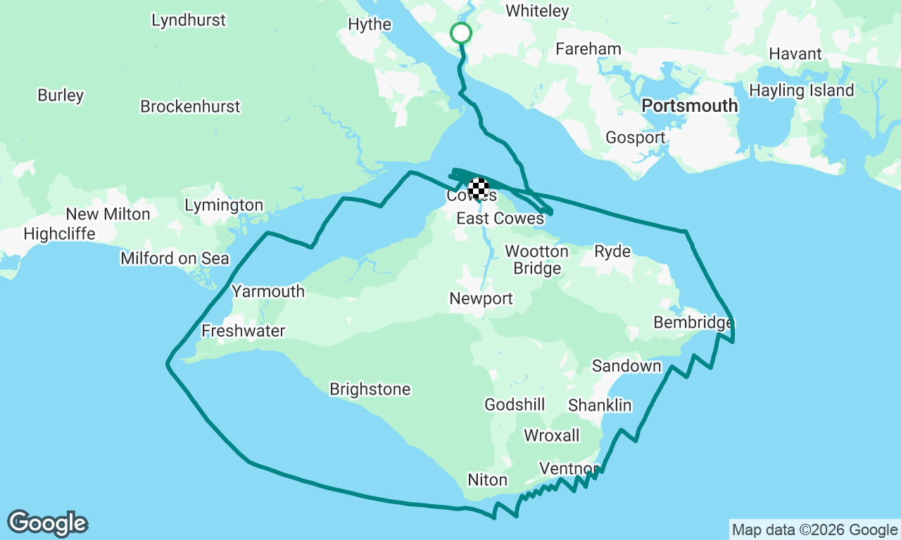 Around isle of white