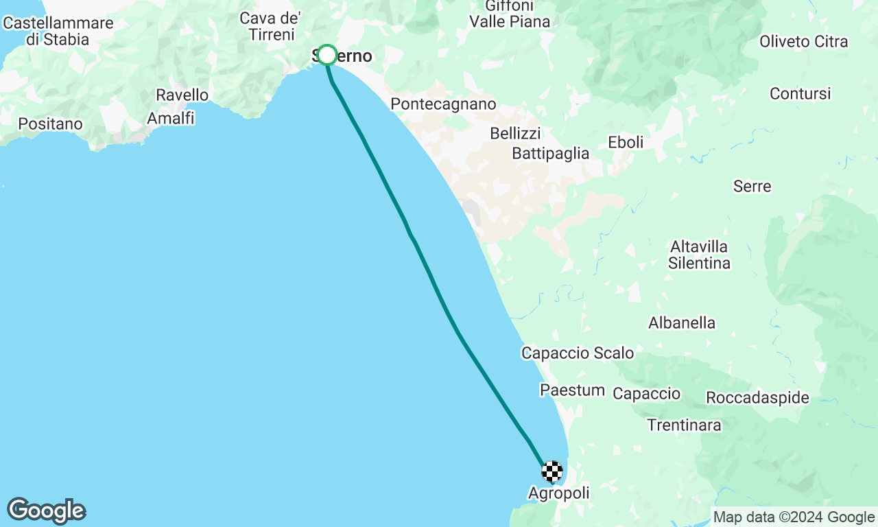 Salerno to Agropoli