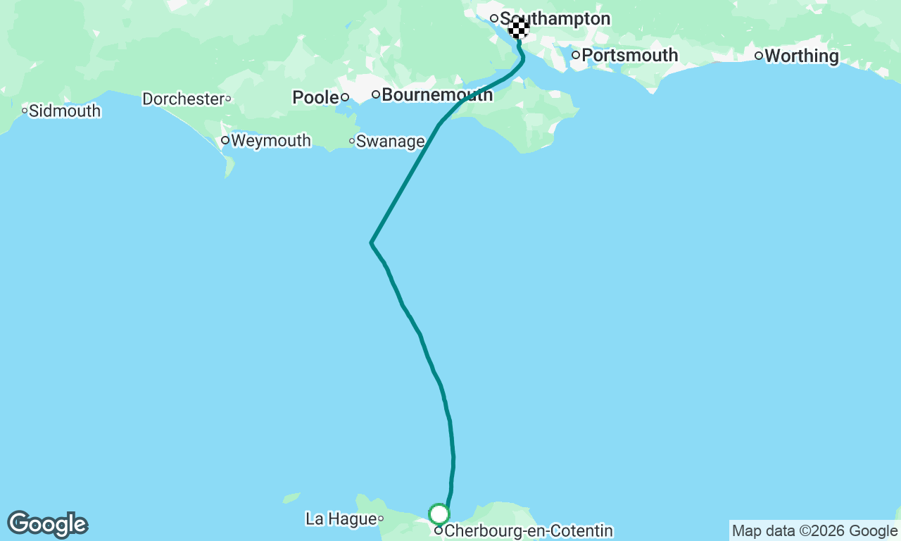 Cherbourg to Hamble