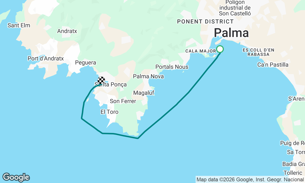 Voyage map