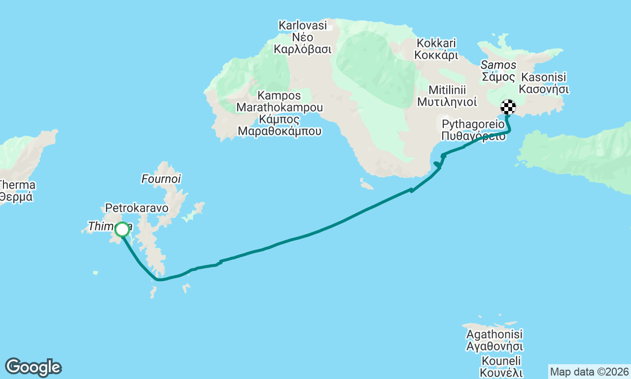 Voyage map