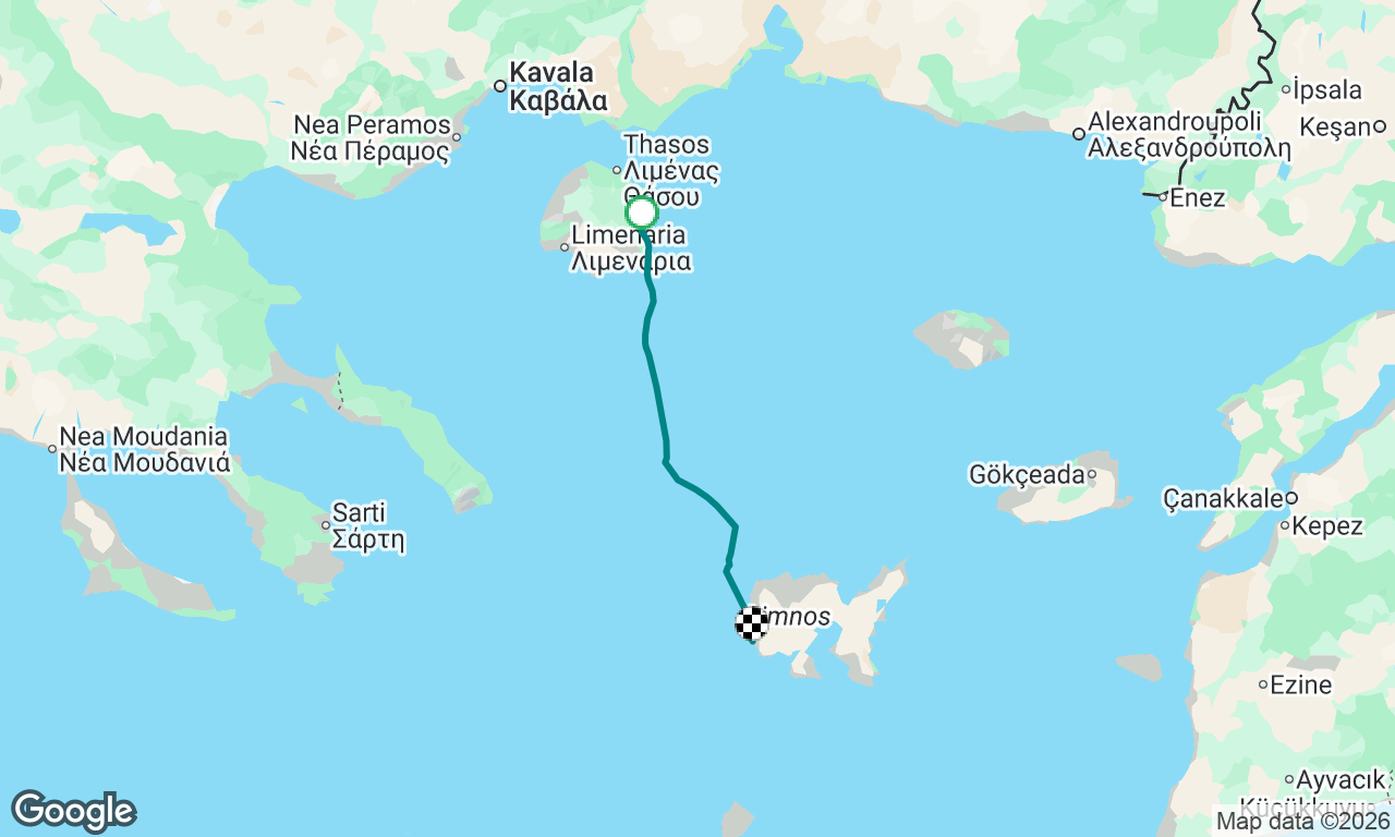 Voyage map