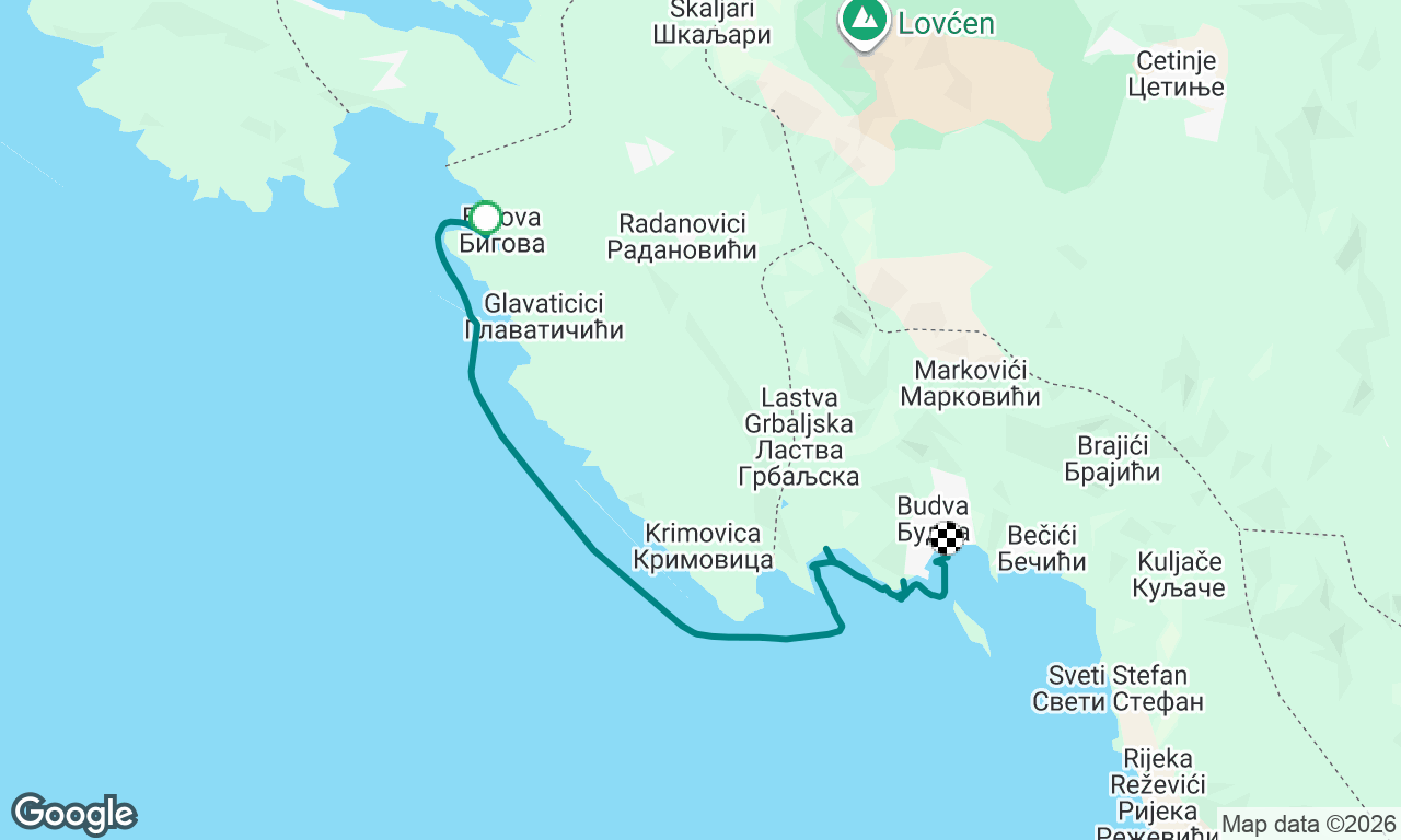 Voyage map