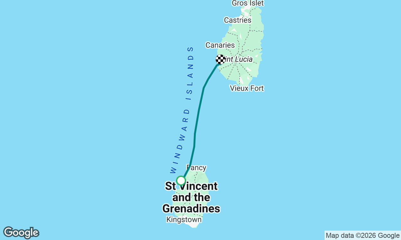 Voyage map