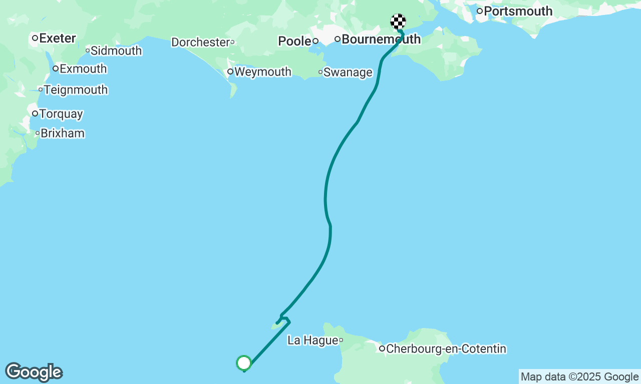 St Peter Port to Lymington via Braye