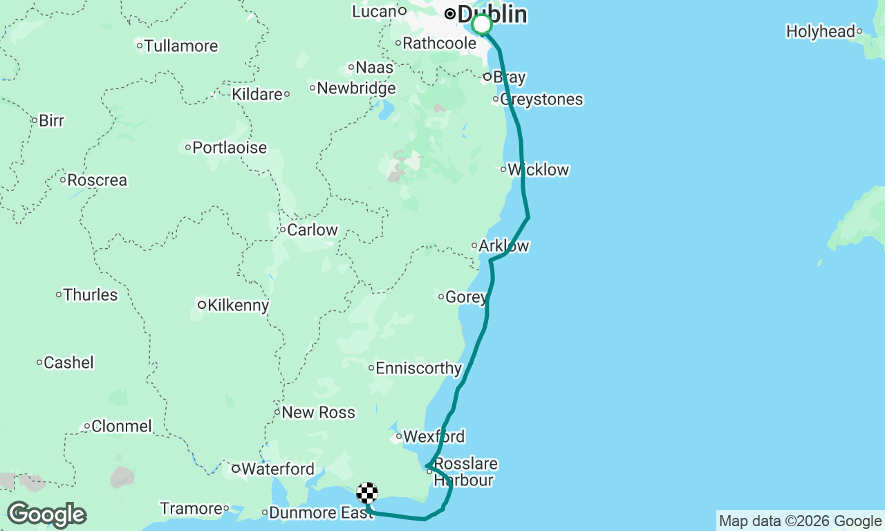 Dun Laoghaire to Kilmore Quay (Day 2)