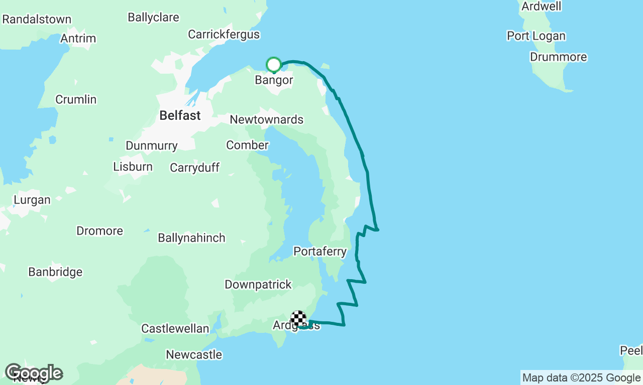 Bangor to Ardglass