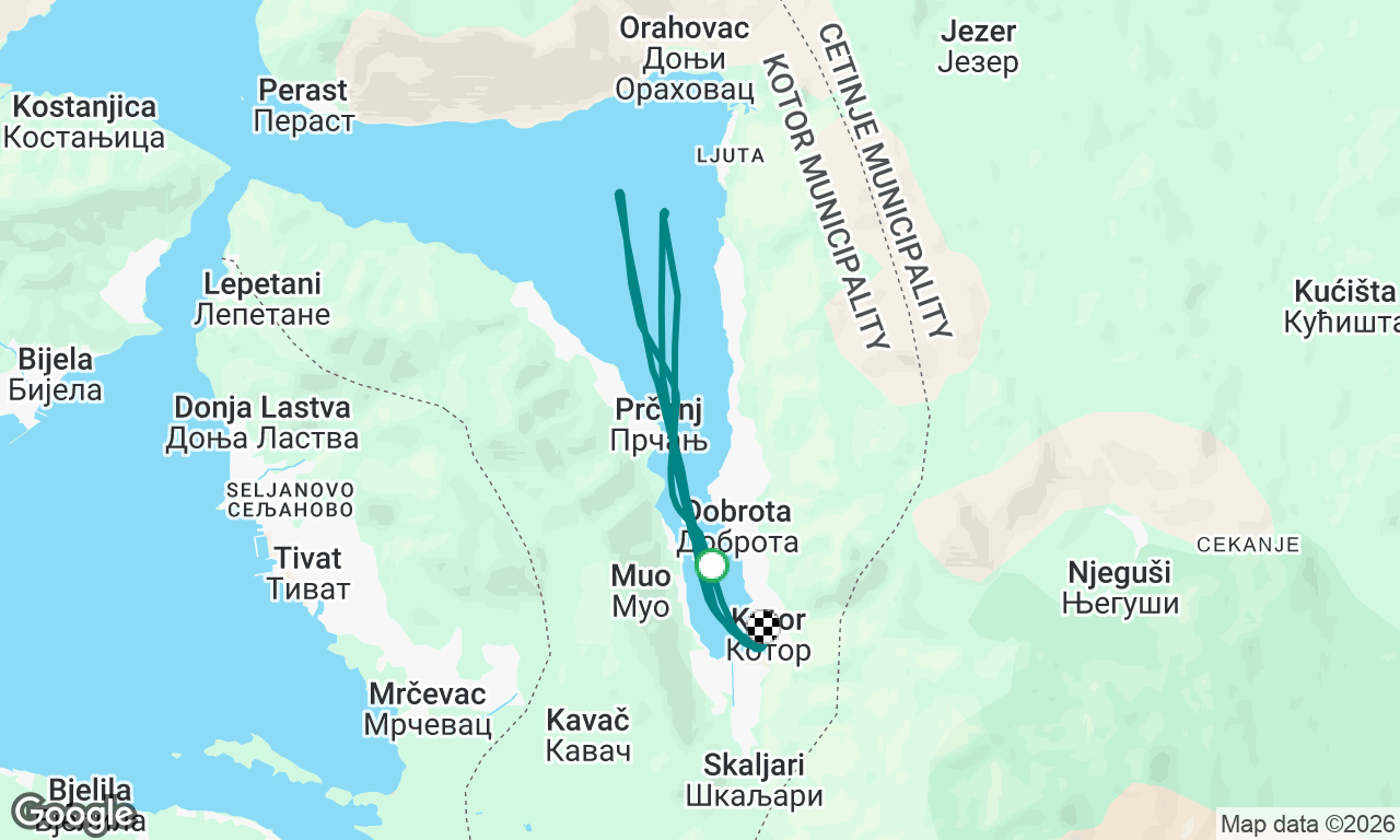 Voyage map