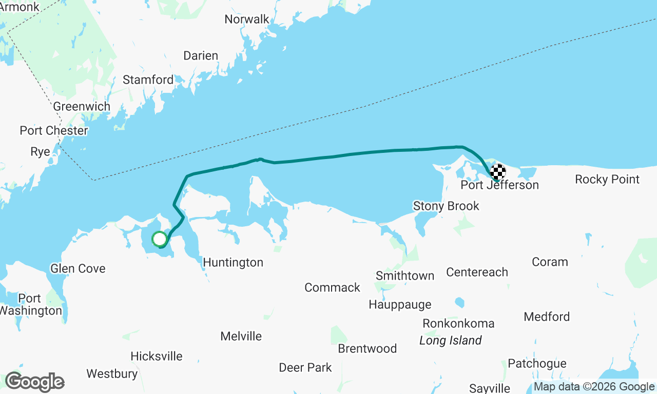 Oyster Bay to Port Jefferson 