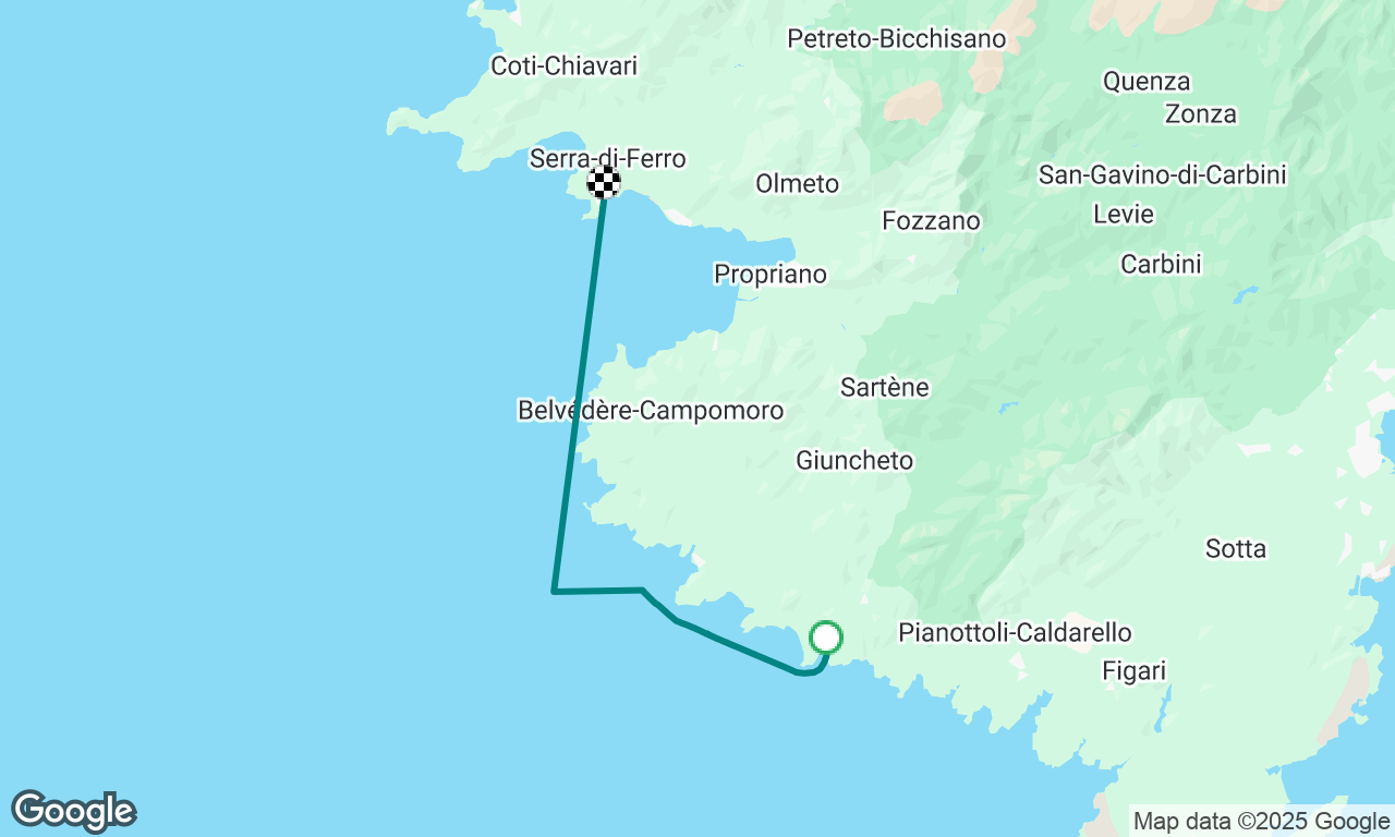 Roccapina to Porto Pollo 