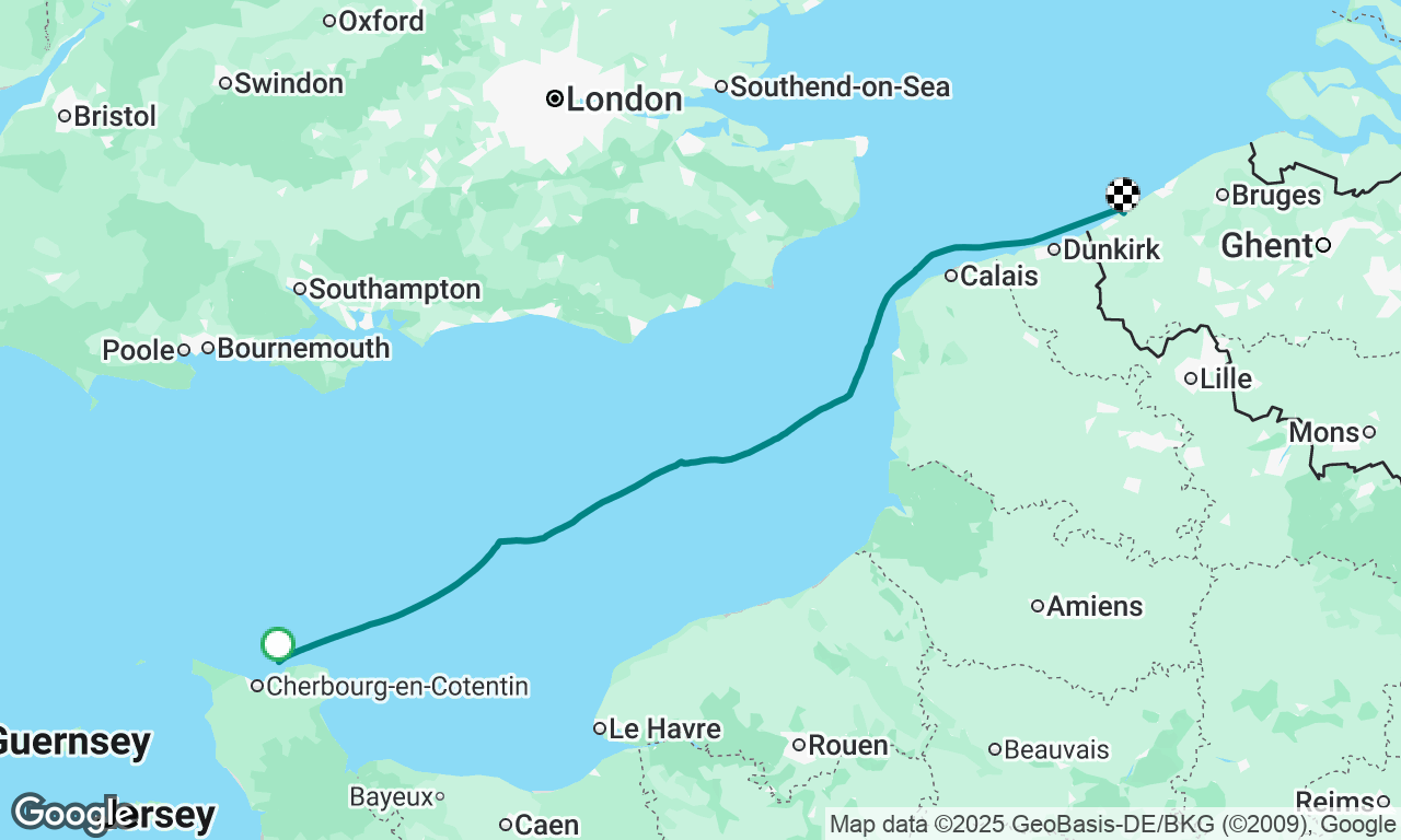 Cherbourg to Nieuwpoort
NC MotorSail
