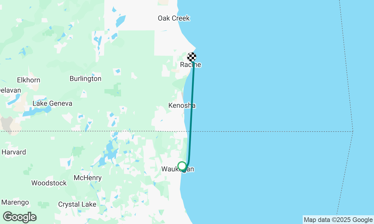 Waukegan to Racine