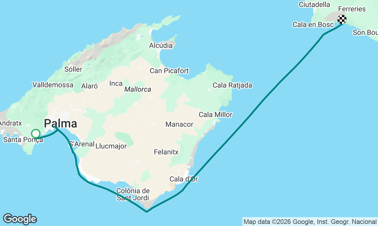 Voyage map