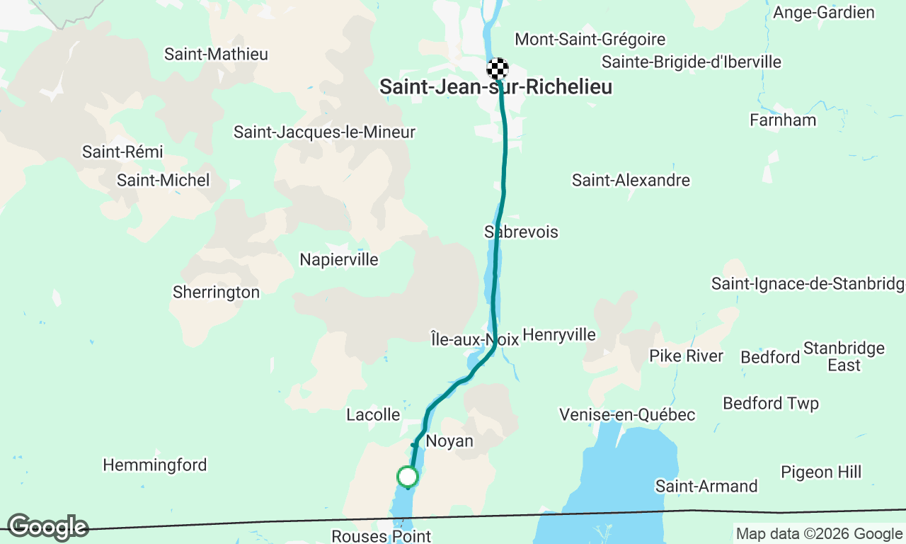 Voyage map