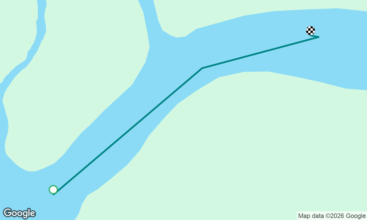 Sungai Kisap anchorage 