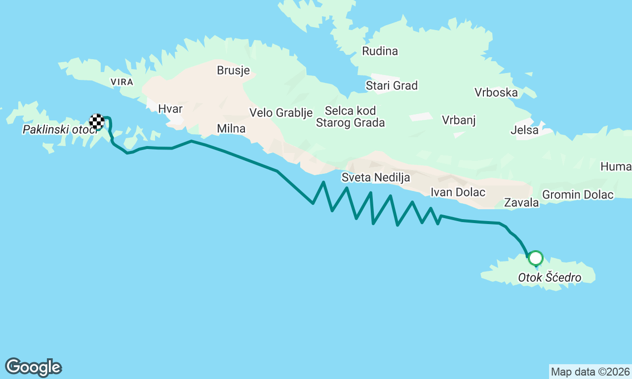 Voyage map