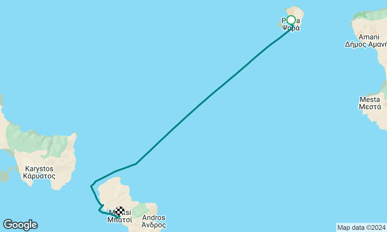 Downwind Ride to Andros