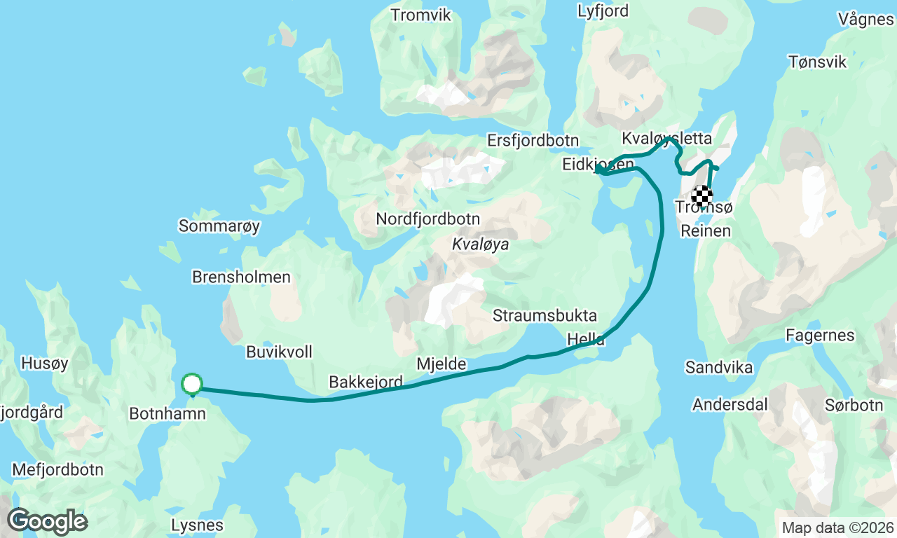 Voyage map