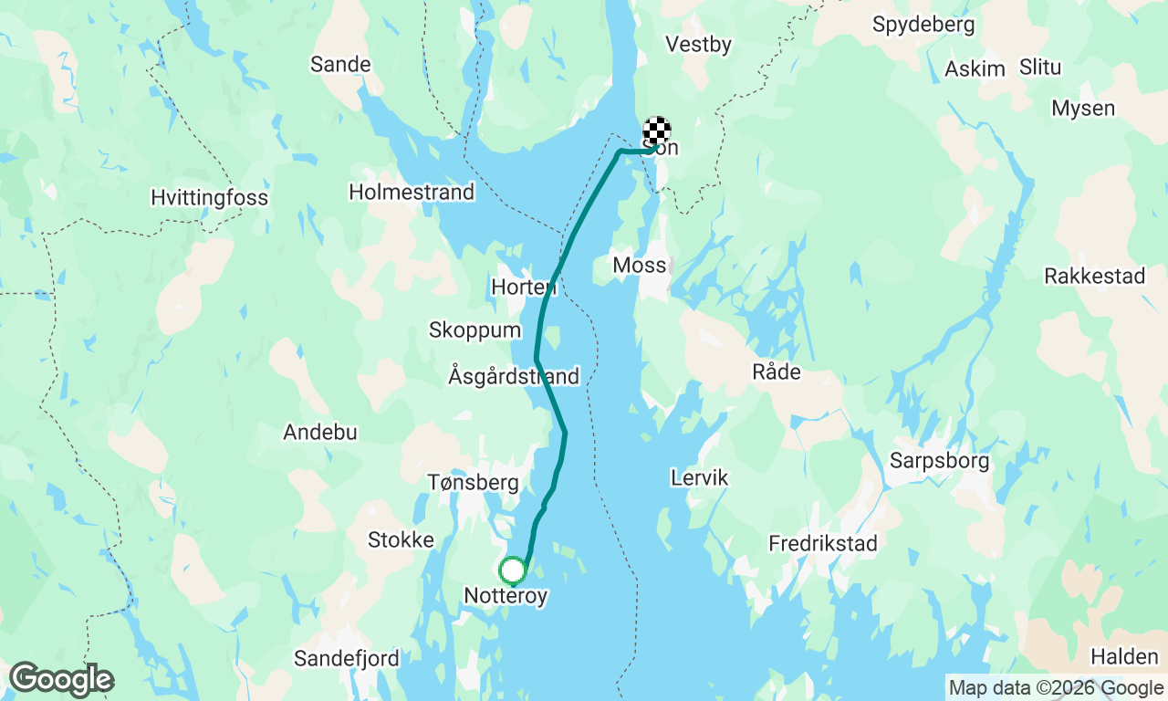 Voyage map