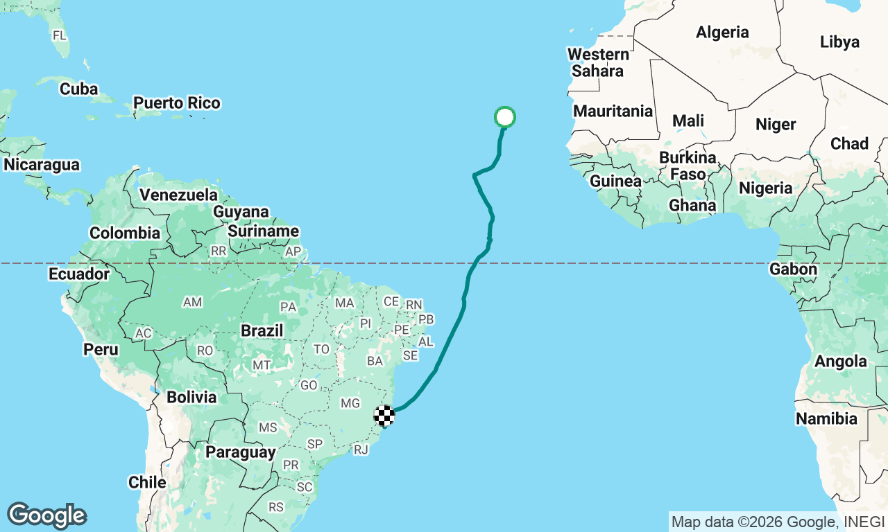 Mindelo to Vitoria 