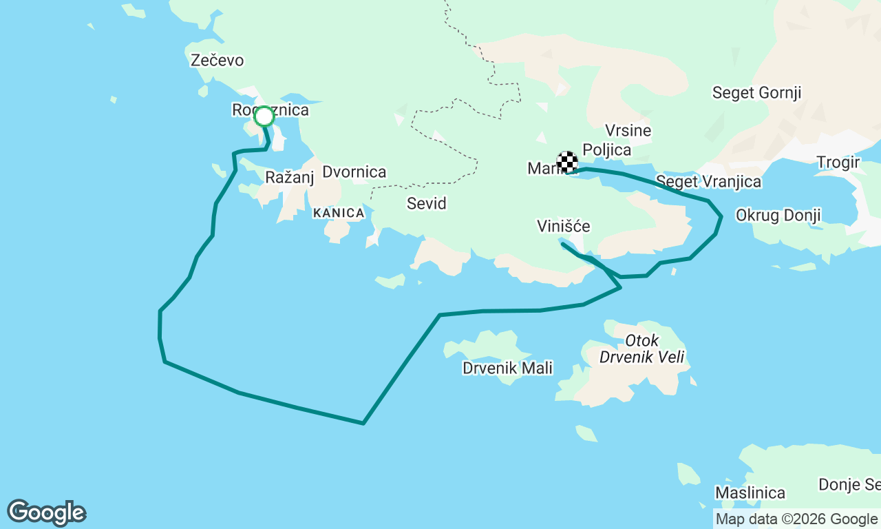 Voyage map