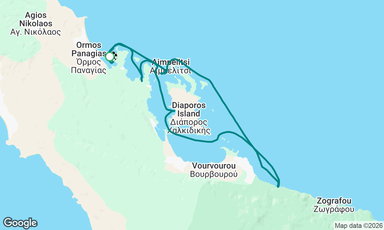 Voyage map