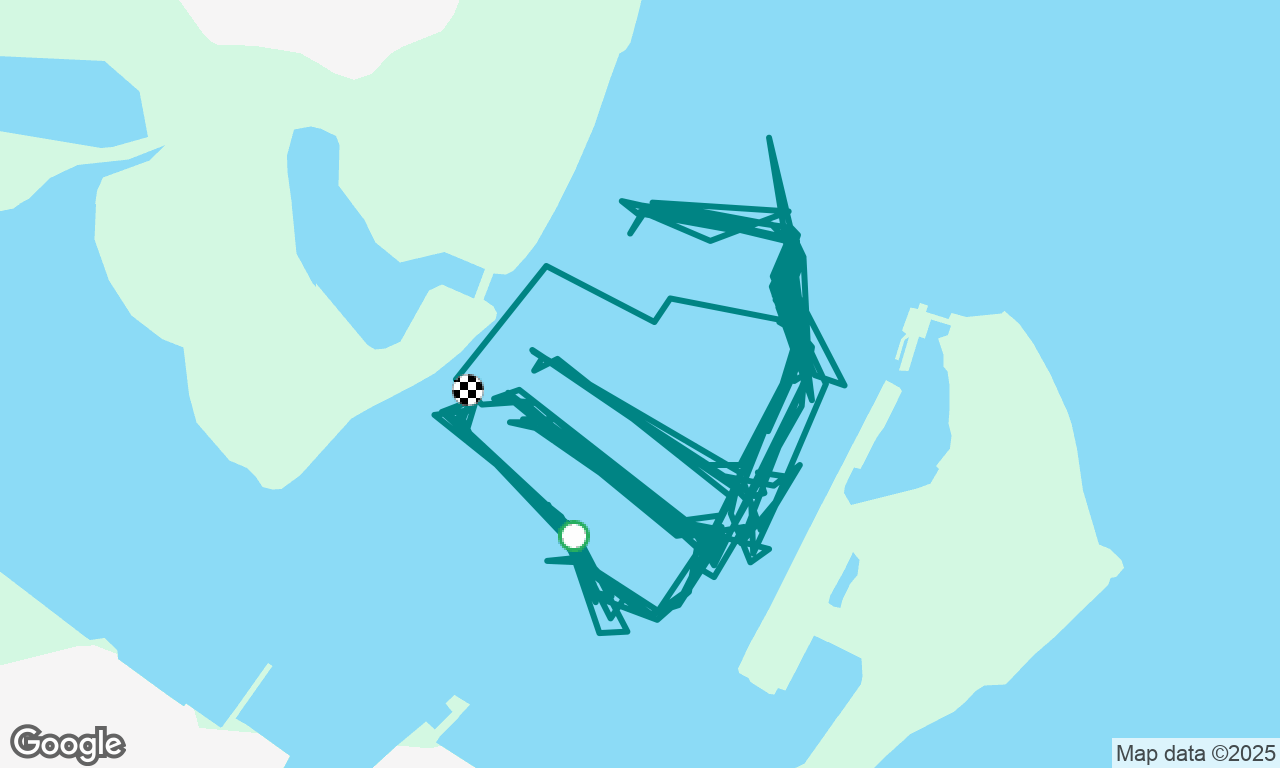 Parking practise in the dark 