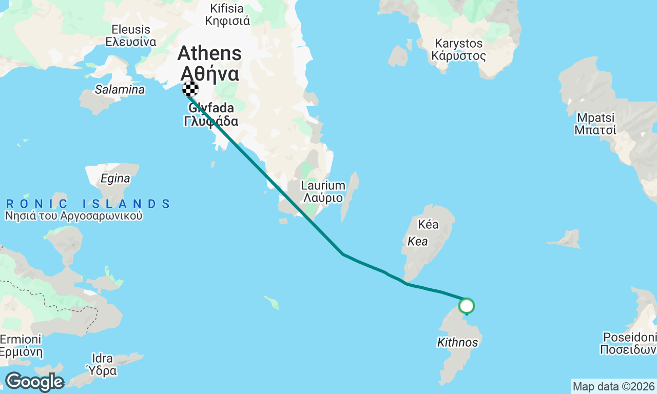 Kythnos to Alimos