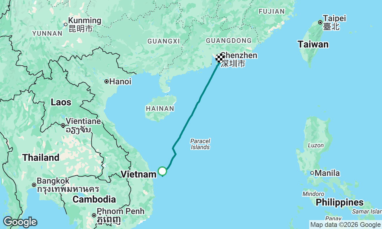 Thailand - Hong Kong partial