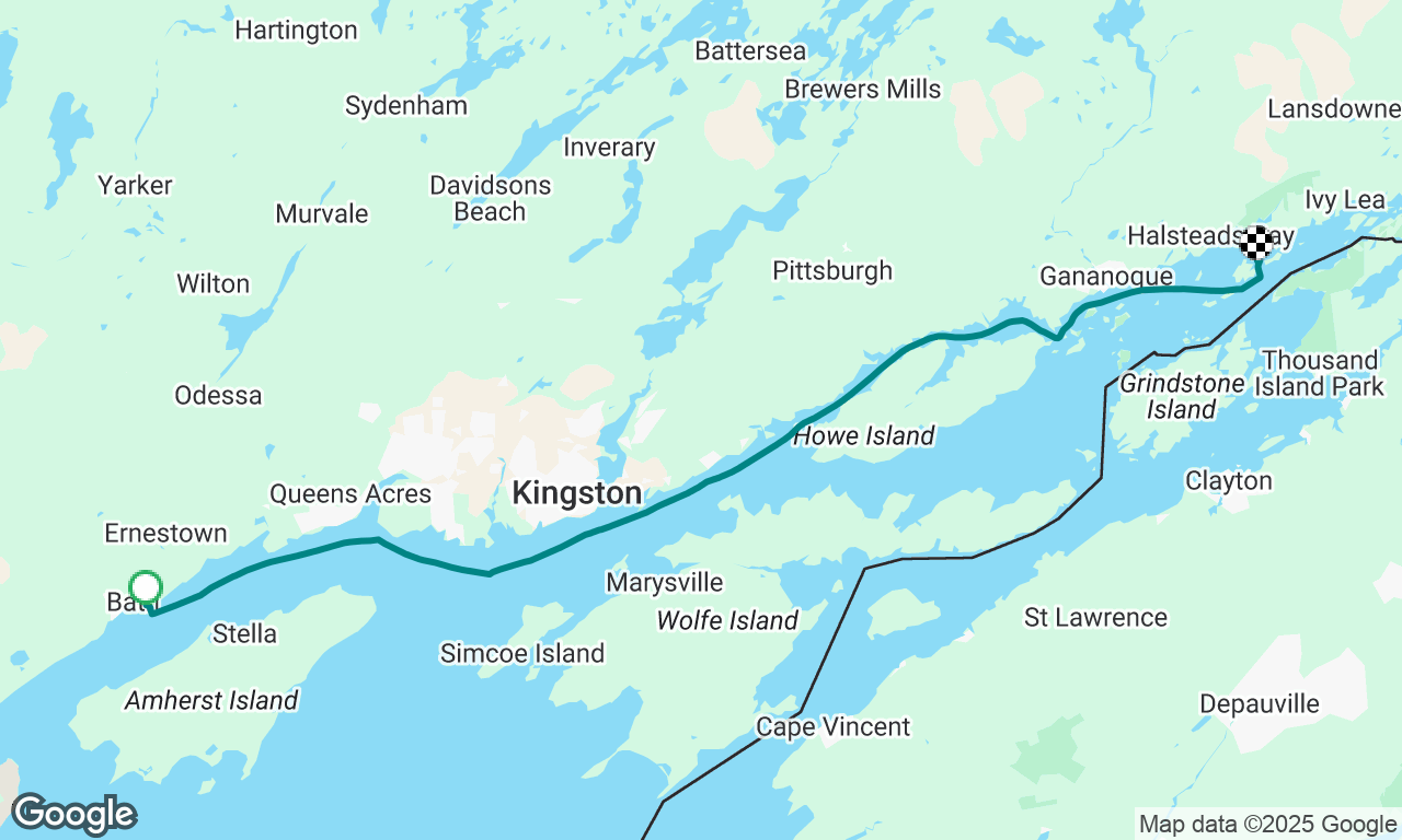 Loyalist Cove Marina to Stave Island Anchorage 