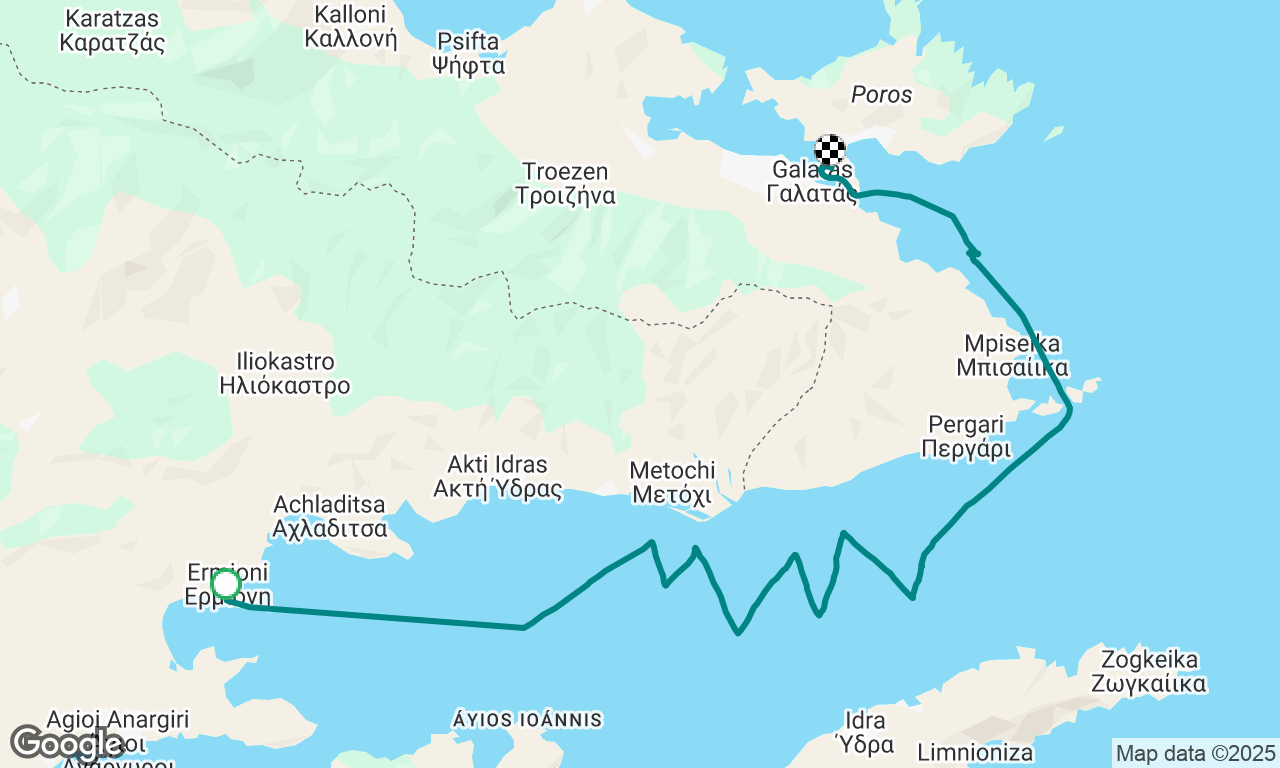 Ermioni to Poros